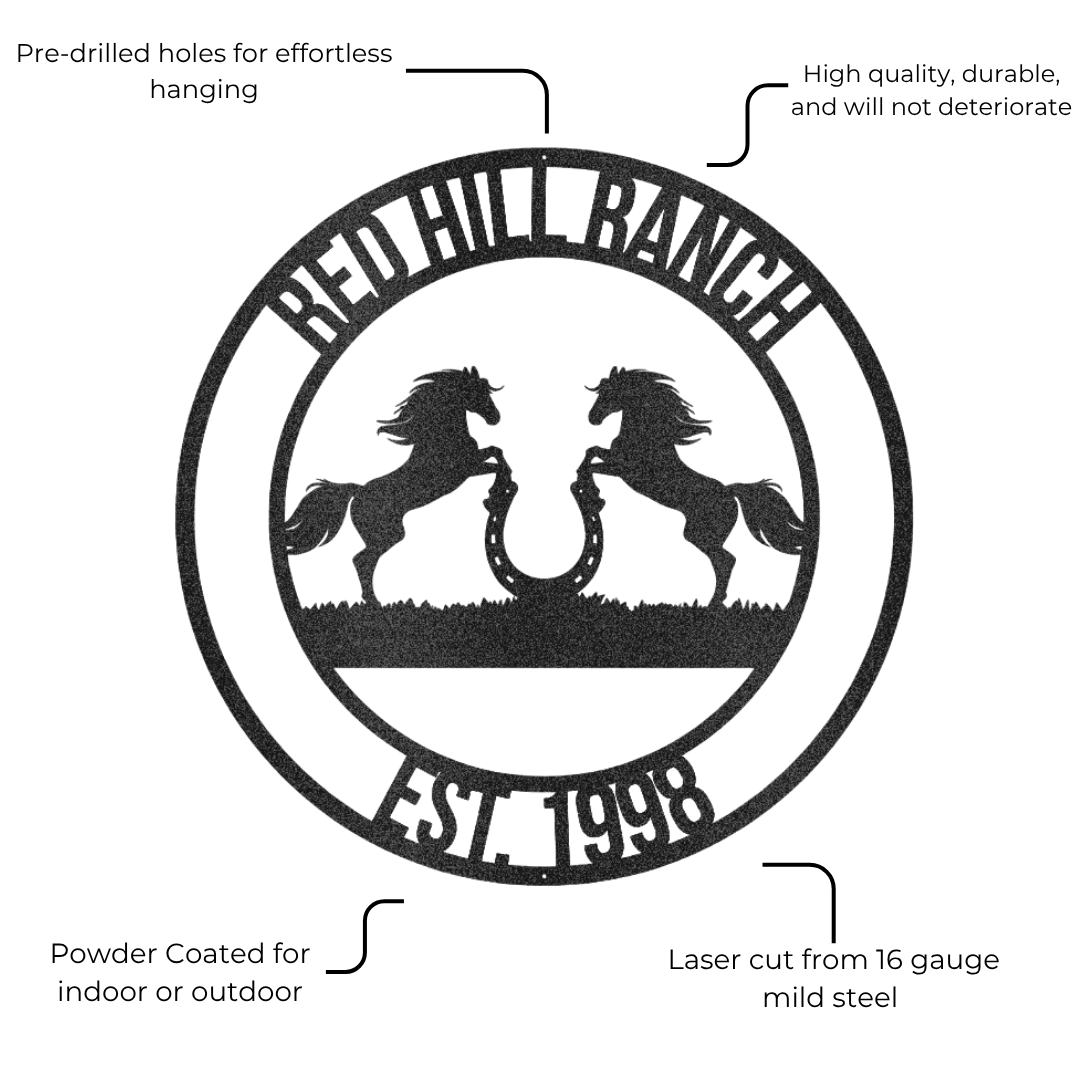 Two Horse Monogram