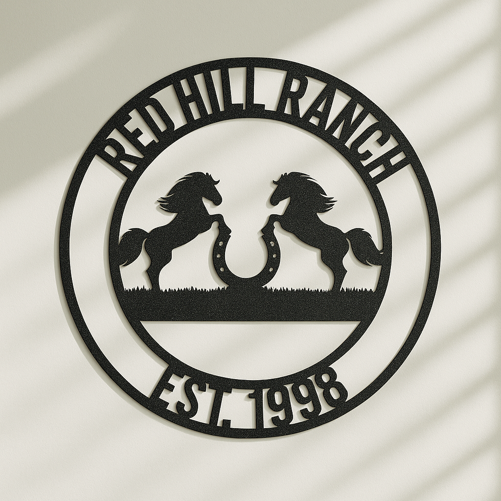 Two Horse Monogram