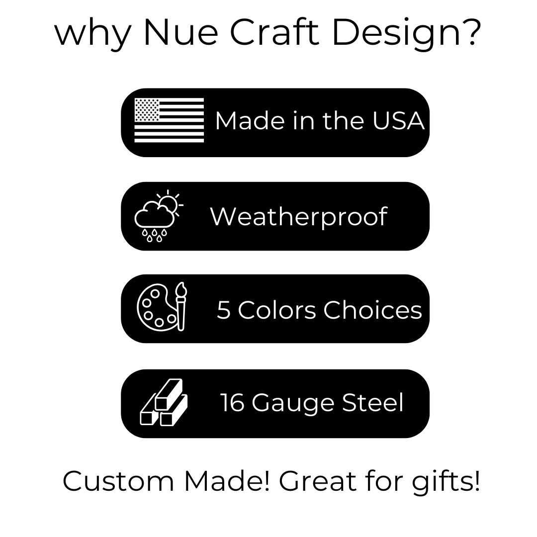 Personalized Steel Sign