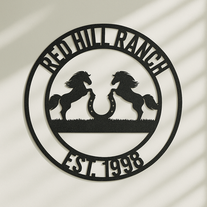 Two Horse Monogram